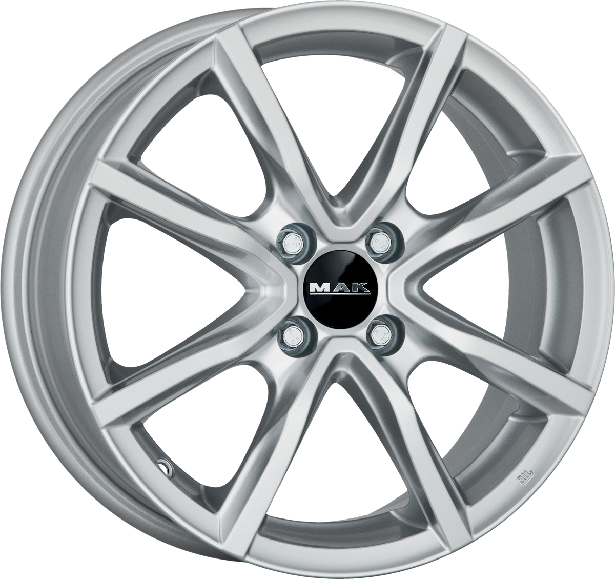 MAK MILANO 4 Silver 17x7 +42 4x100mm 60.1mm - Wheelwiz