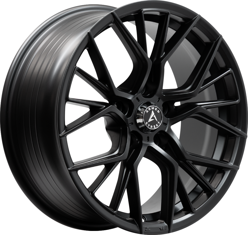 Armed Wheels Tactical Matte Black 19x8.5 +30 5x113mm 74.1mm - Wheelwiz