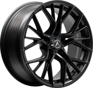 Armed Wheels Tactical Matte Black 17x7.5 +30 5x120mm 74.1mm - Wheelwiz