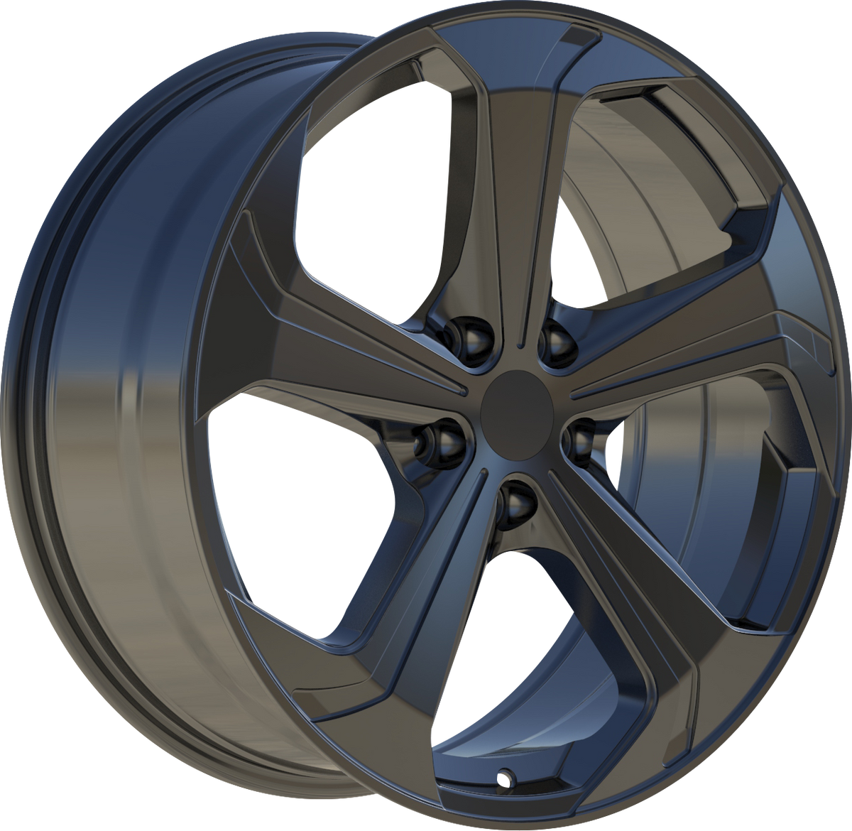 YKW Replica MF8 Gloss Black 18x8 +40 5x114.3mm 64.1mm - Wheelwiz