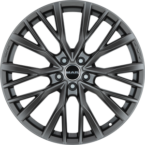 MAK Kent Matte Titanium Dark 20x8.5 +43 5x120mm 72.6mm