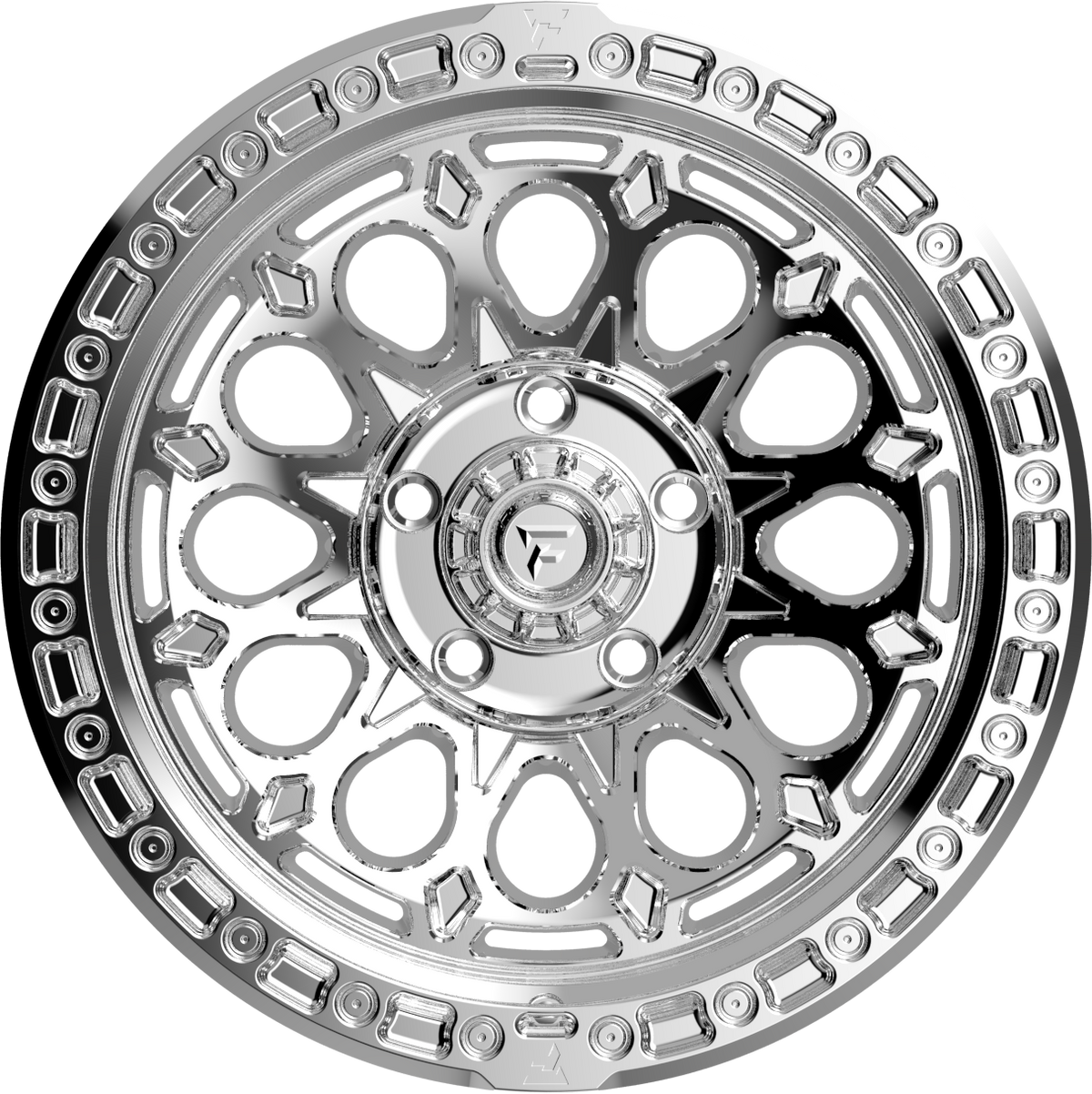 Fittipaldi FT101 Mirror Coat 17x9 -12 6x139.7mm 106.2mm - Wheelwiz