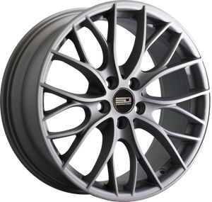 Euro Design Camillo - EFS Matte Gunmetal 19x8.5 +40 5x100|5x105|5x110|5x112|5x115|5x118|5x108|5x114.3|5x98mm 72.6mm - WheelWiz