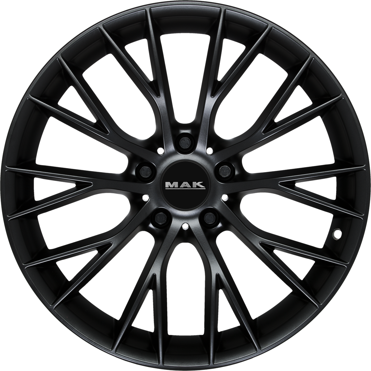 MAK Munchen Matte Black 18x9 +20 5x120mm 72.6mm - Wheelwiz
