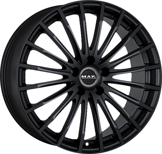 MAK STARLIGHT Matte Black 17x7.5 +45 5x112mm 66.6mm - Wheelwiz