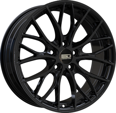 Euro Design Camillo - EFS Gloss Black 19x8.5 +20 5x100|5x105|5x110|5x112|5x115|5x118|5x108|5x114.3|5x98mm 72.6mm - Wheelwiz