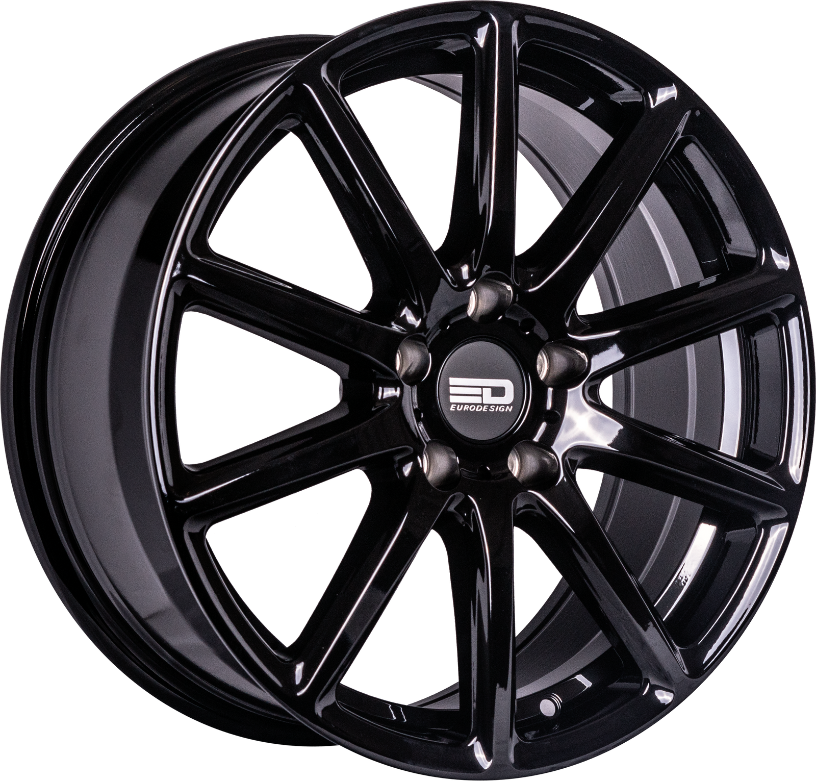 Euro Design Legend Gloss Black 19x8.5 +42 5x114.3mm 67.1mm - Wheelwiz
