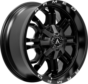 Armed Wheels Cannon Matte Black + Armed 20x9 +18 8x165.1mm 125.1mm - Wheelwiz