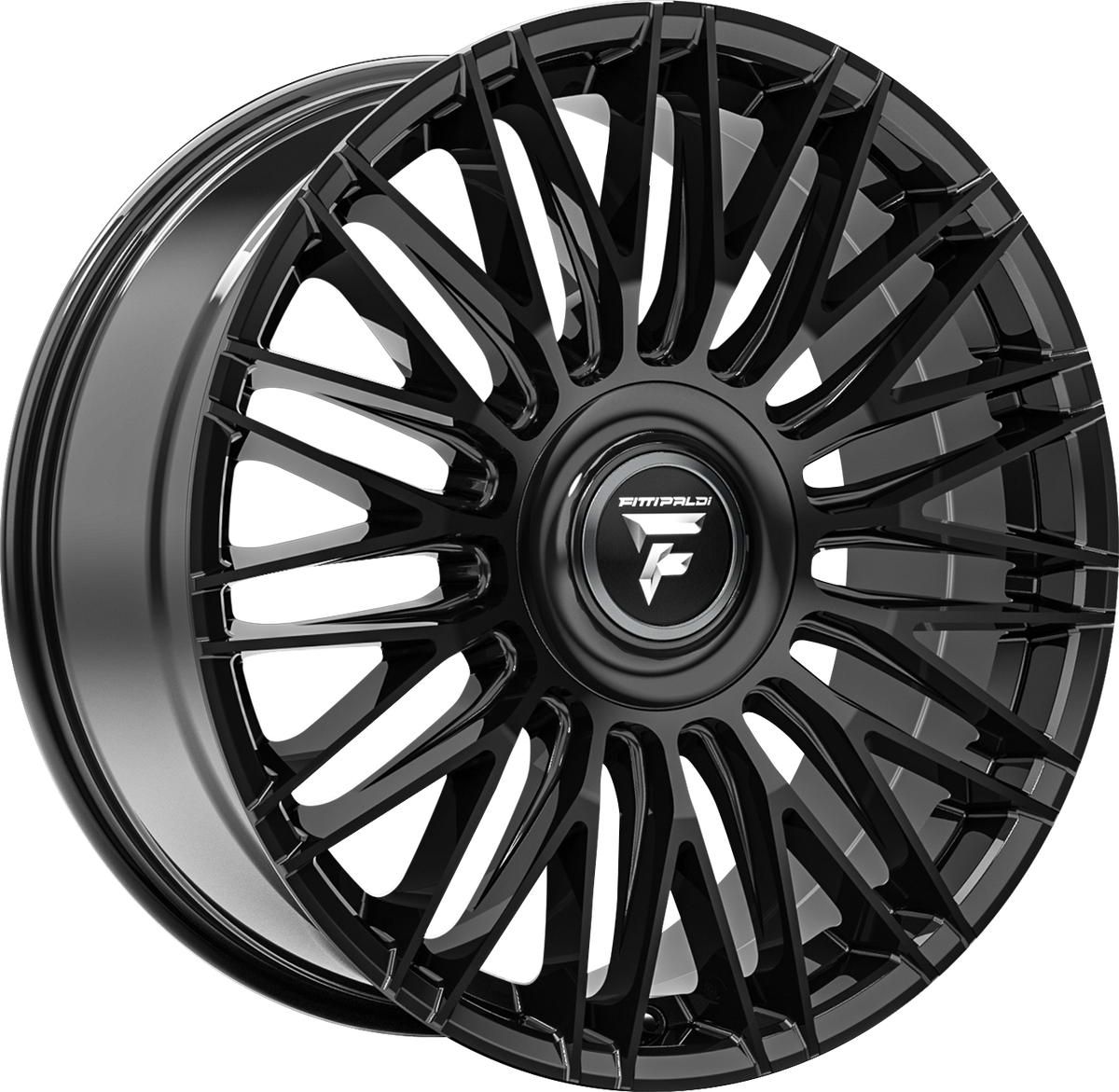 Fittipaldi FS369 Gloss Black 22x9.5 +30 5x112|5x120mm 74.1mm - Wheelwiz