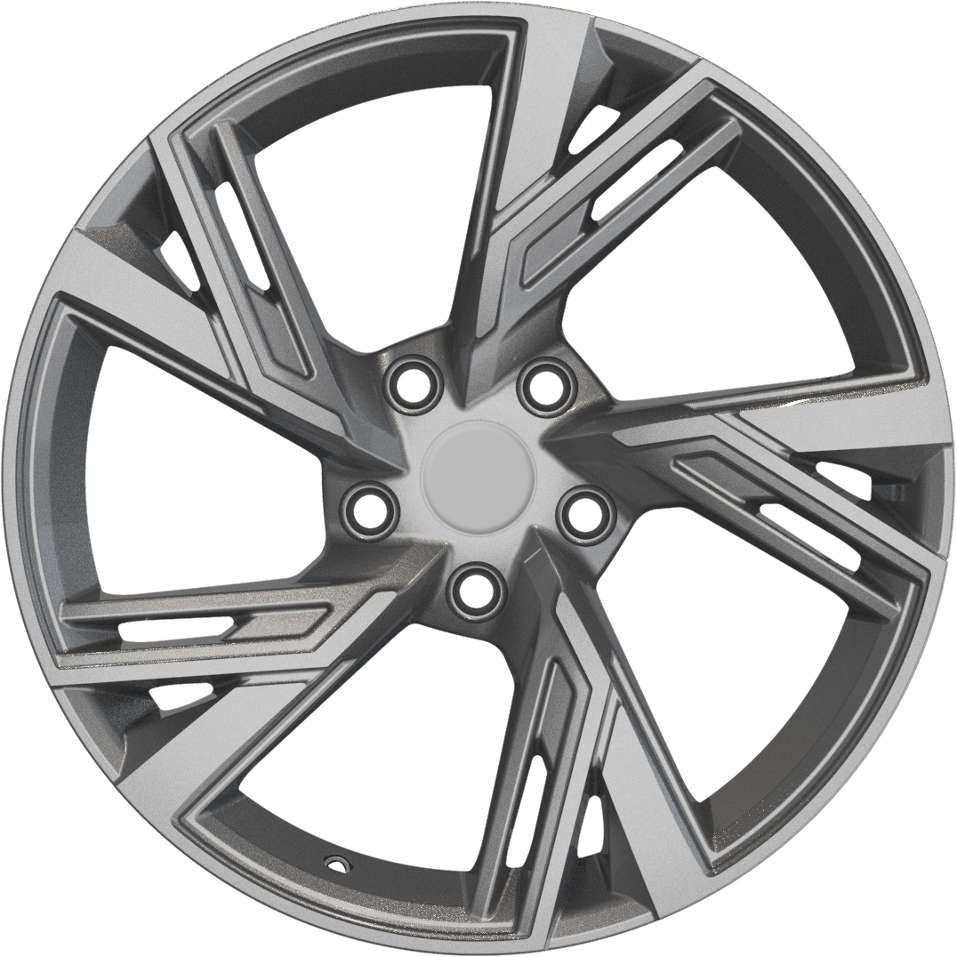 YKW Replica AR12 Gloss Gunmetal 18x8 +35 5x112mm 66.6mm