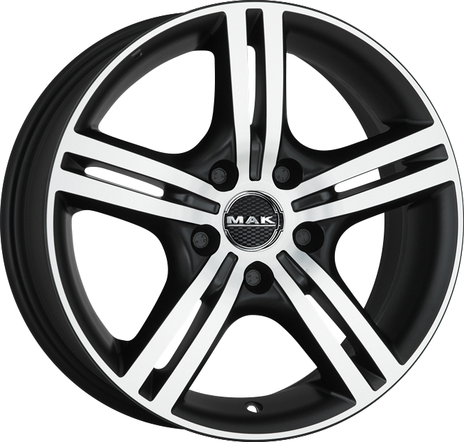 MAK VELOCE L Ice Black 16x6.5 +35 5x108mm 72mm - Wheelwiz