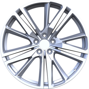 YKW Replica MF11 Silver 20x8.5 +38 5x108mm 63.4mm - Wheelwiz