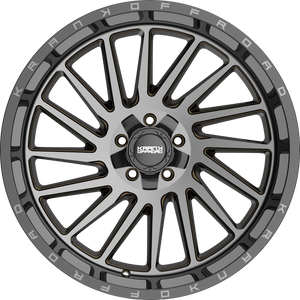 Krank Coil Bronze Dark Tint w/ Gloss Black Barrel 22x12 -44 5x127|5x139.7mm 77.8mm - Wheelwiz