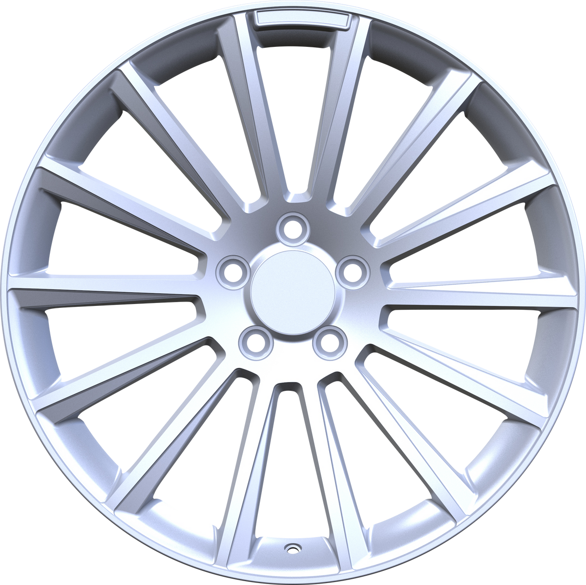 YKW Replica MF10 Silver 19x8 +30 5x112mm 66.6mm - Wheelwiz