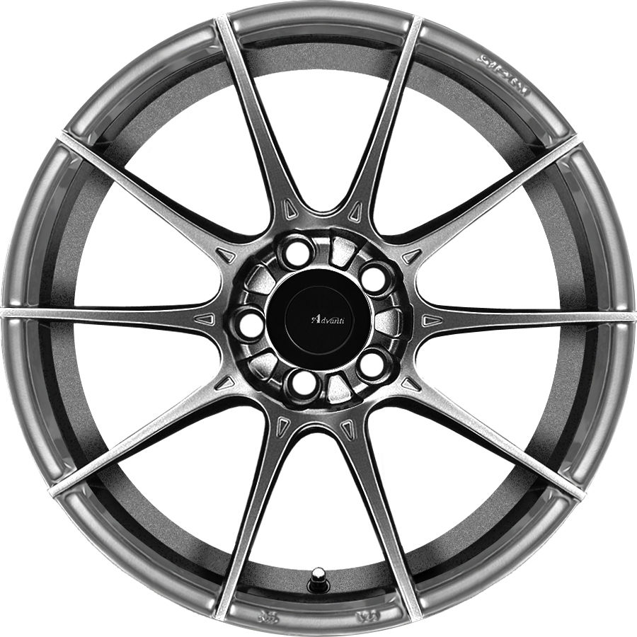 Advanti Storm S1 Titanium Mirror 15x8 +25 4x100mm 73.1mm - Wheelwiz