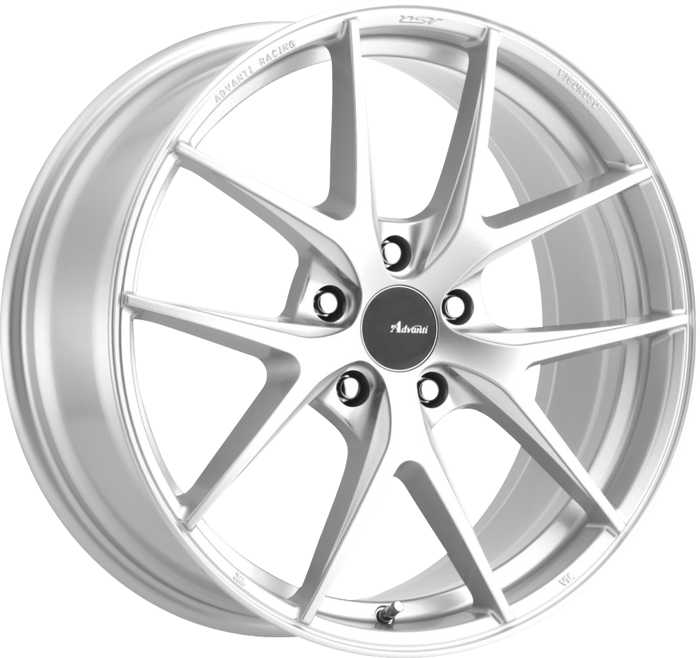 Advanti Vigoroso Silver 18x8 +45 5x114.3mm 73.1mm - Wheelwiz