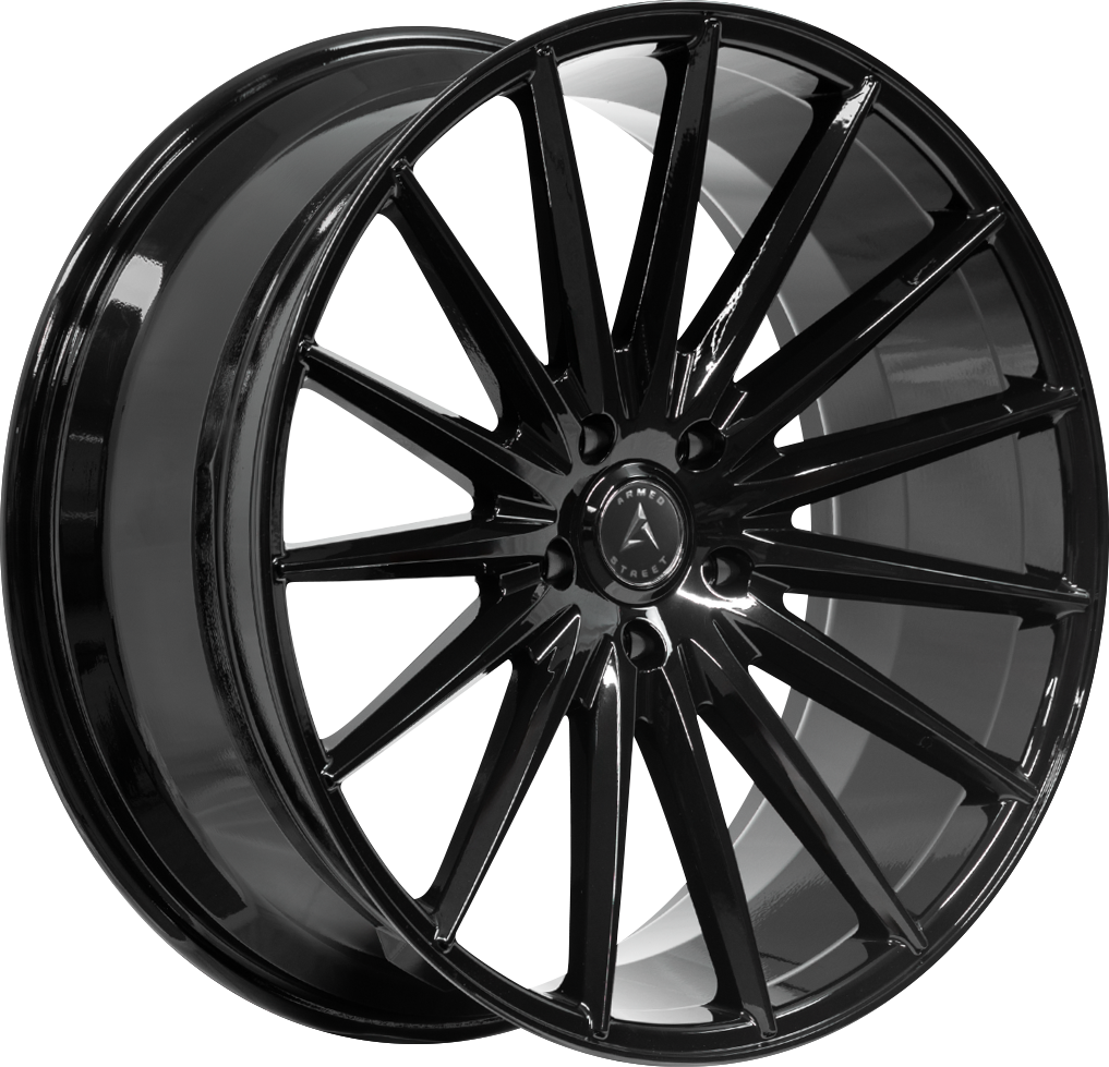 Armed Wheels Rival Gloss Black 22x11.5 +10 5x127mm 78.1mm - Wheelwiz
