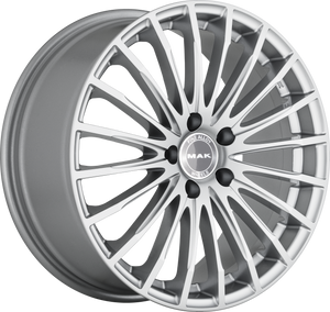 MAK Starlight Silver 19x9.5 +28 5x112mm 66.6mm