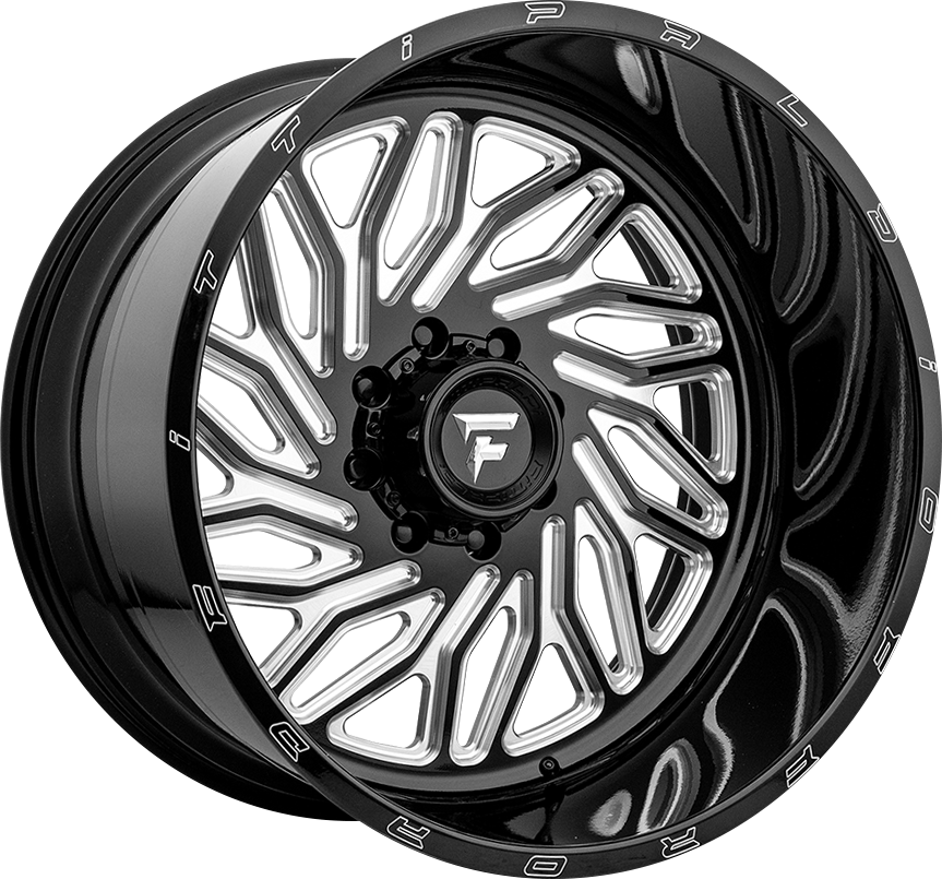 Fittipaldi FA13BM Gloss Black Milled 24x12 -44 8x170mm 125.2mm - Wheelwiz