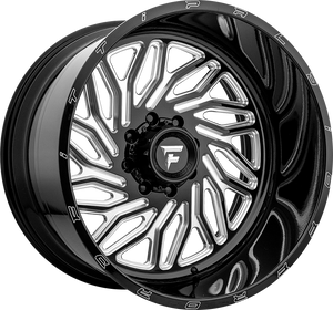 Fittipaldi FA13BM Gloss Black Milled 24x12 -44 8x170mm 125.2mm