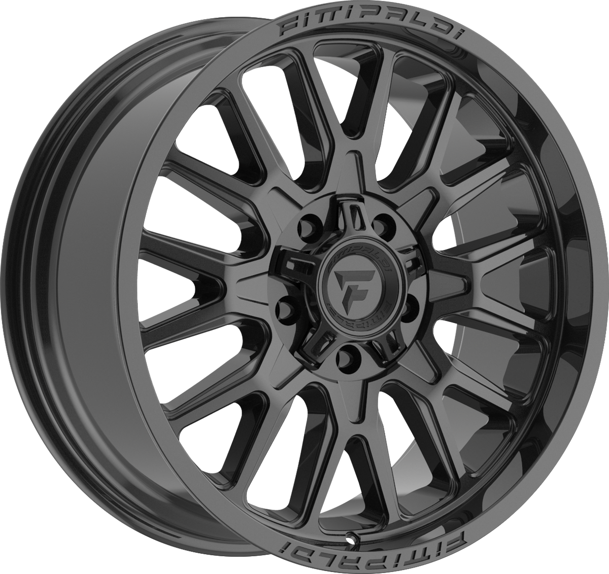 Fittipaldi FA18 Gloss Black 20x9 +18 8x170mm 125.2mm - Wheelwiz