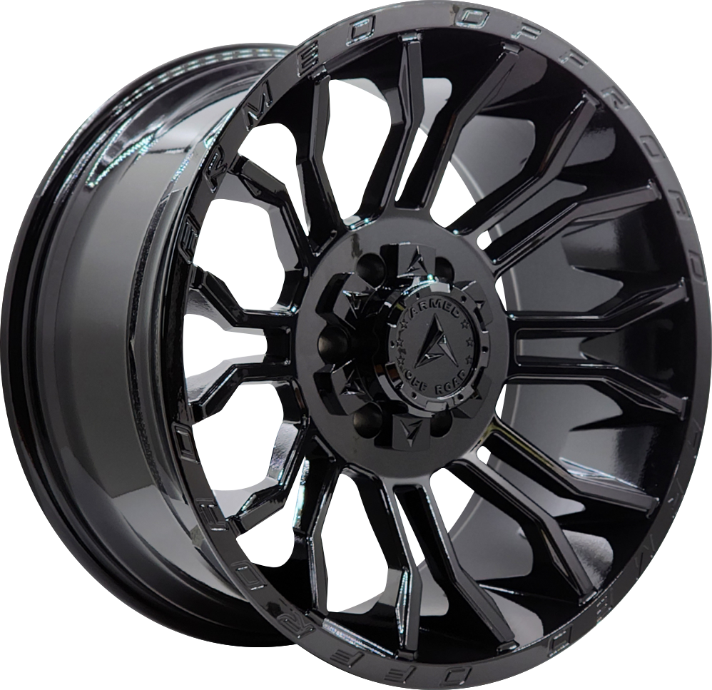 Armed Wheels Havoc Full Gloss Black 22x10 -18 5x127mm 78.1mm - Wheelwiz