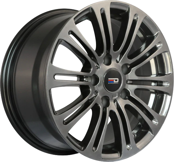 Euro Design EB-11 Hyper Black 16x7.5 +35 5x120mm 72.6mm - Wheelwiz