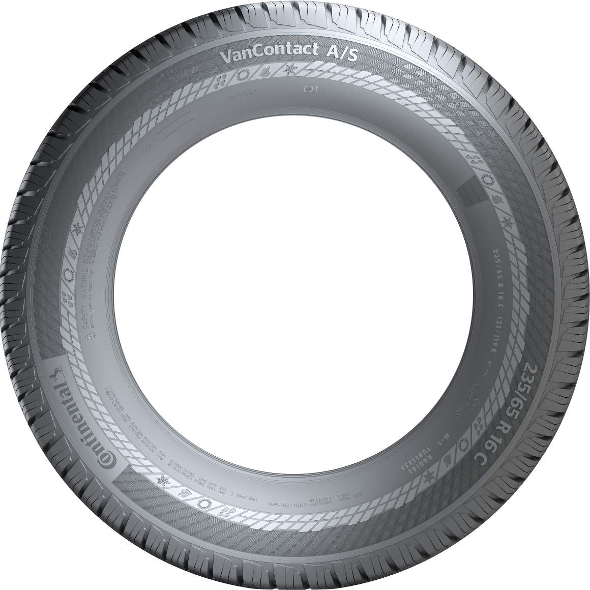 Continental VanContact A/S 195/75R16C 107/105T C/6 - Wheelwiz