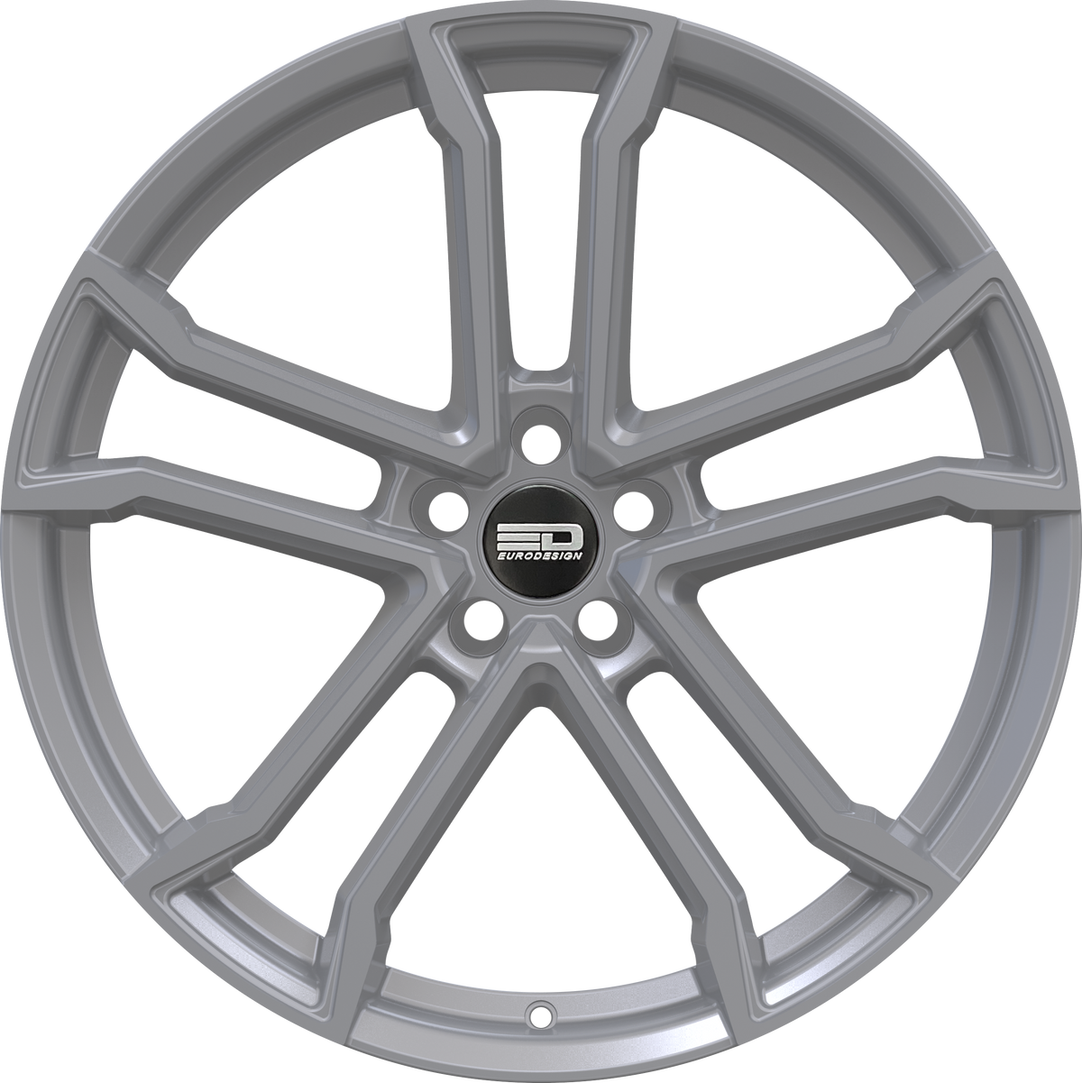 Euro Design Monaco Silver 18x8 +35 5x112mm 66.5mm - Wheelwiz