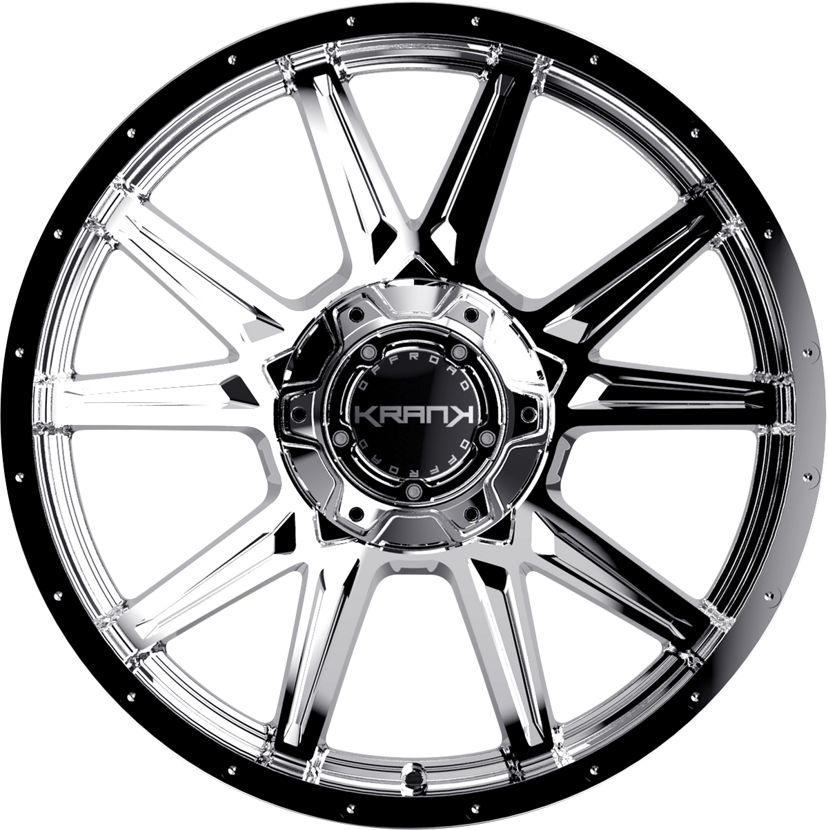 Krank Cylinder Chrome 20x9 +18 8x170mm 125.1mm - Wheelwiz