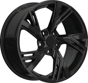 YKW Replica AR12 Gloss Black 18x8 +35 5x112mm 57.1mm - Wheelwiz