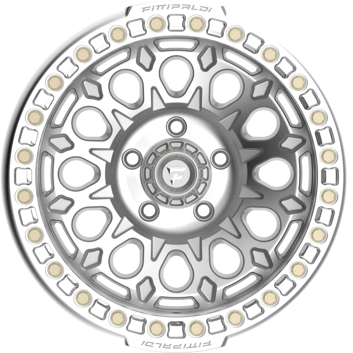 Fittipaldi FB153M Gloss Silver Machined 17x9 -15 6x139.7mm 106.2mm