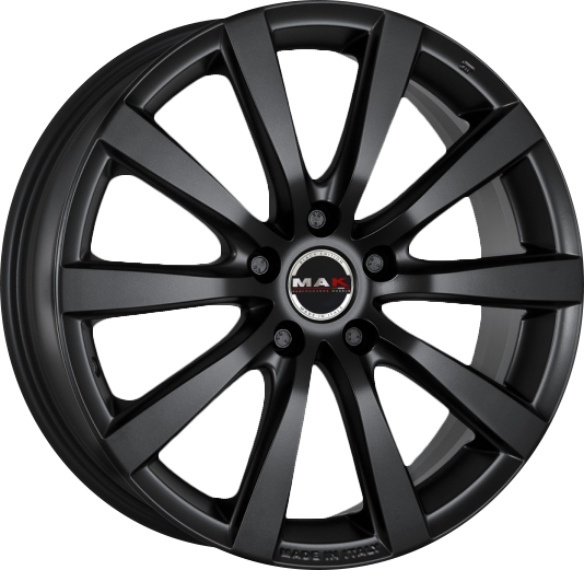MAK IGUAN Matte Black 14x4.5 +39 4x100mm 54.1mm - Wheelwiz