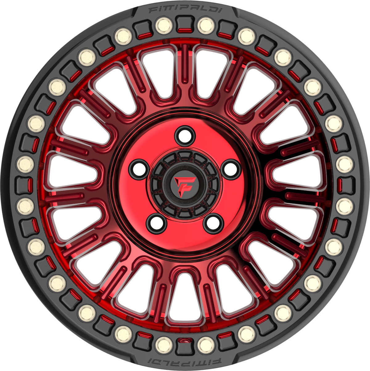 Fittipaldi FB152R Metallic Red 17x9 -38 8x165.1mm 125.2mm - Wheelwiz