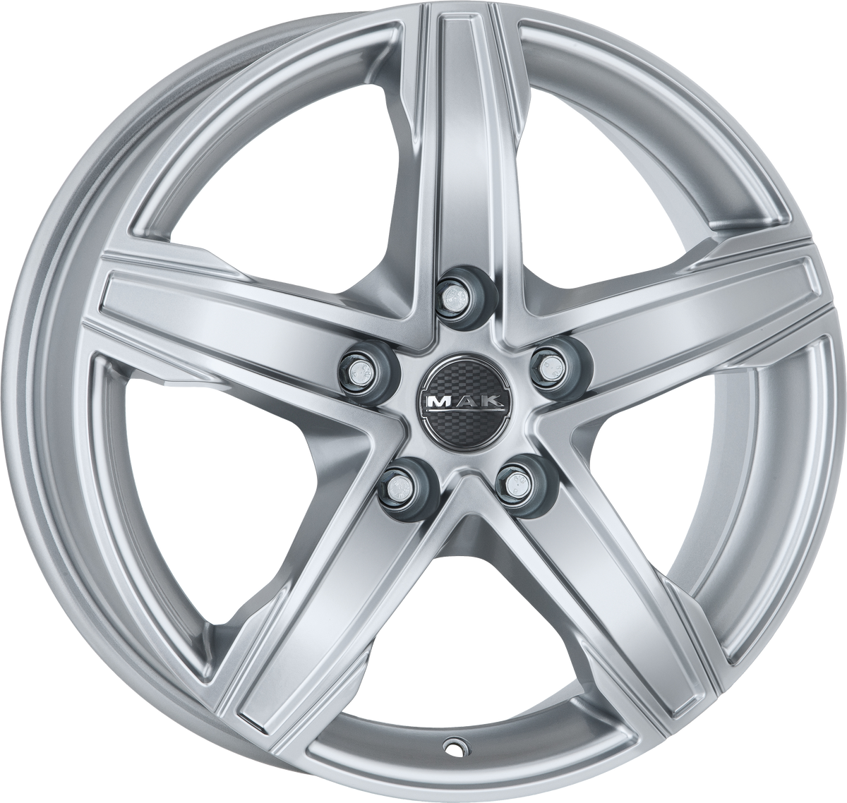 MAK KING5 3 Silver 17x7.5 +55 5x160mm 65.1mm - Wheelwiz