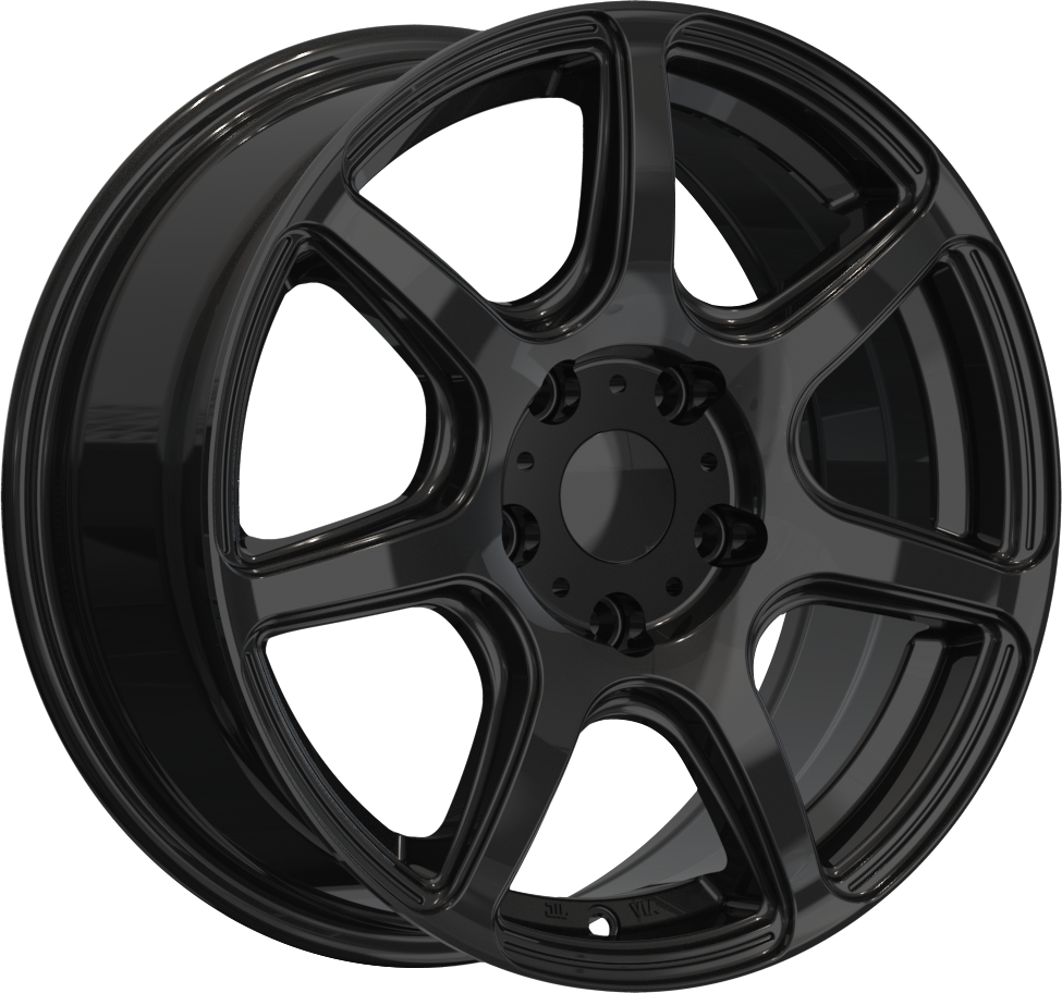 YKW Replica JA2 Gloss Black 16x7 +35 5x114.3mm 67.1mm - Wheelwiz