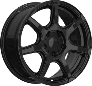 YKW Replica JA2 Gloss Black 16x7 +35 5x114.3mm 67.1mm - Wheelwiz