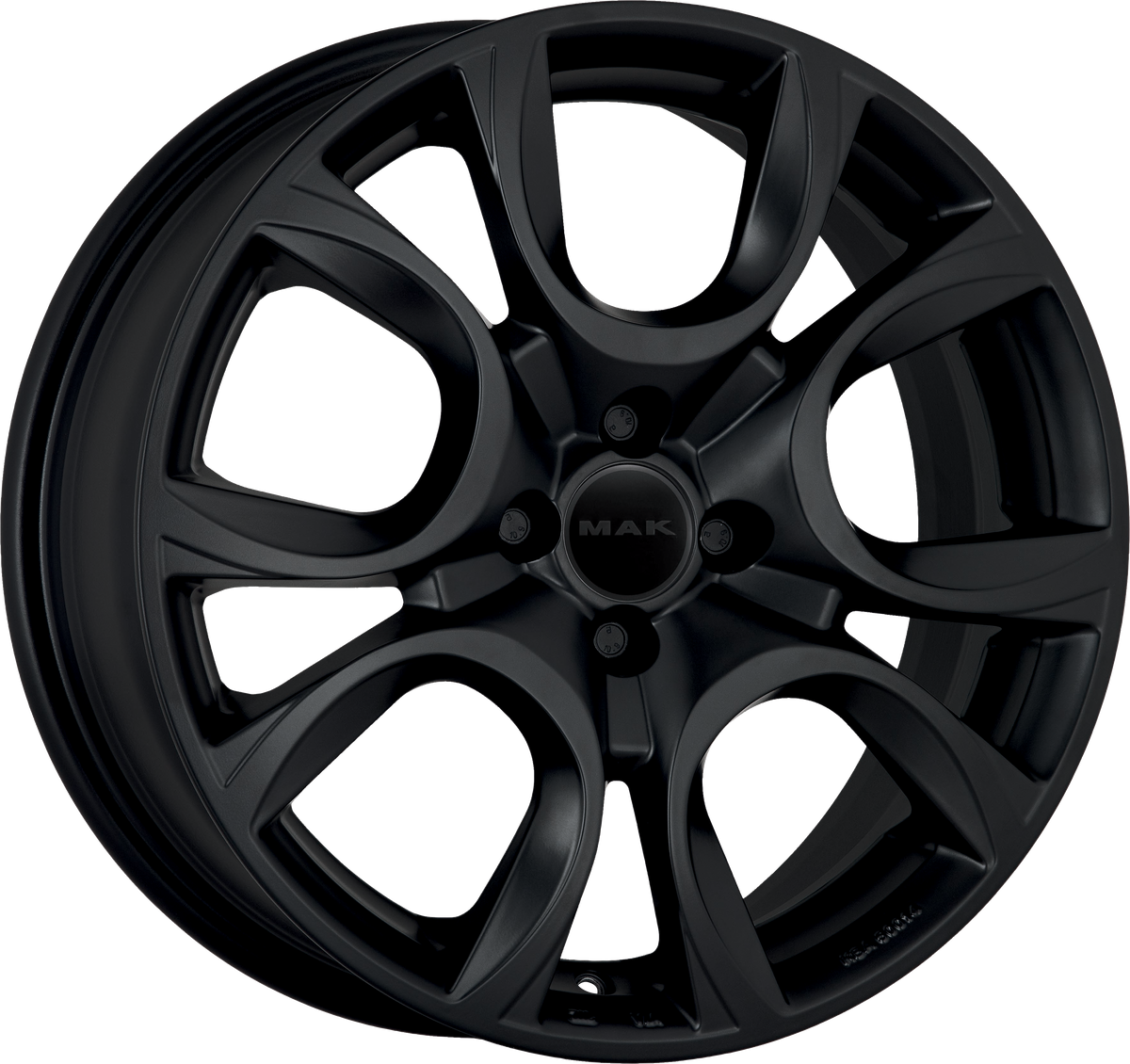 MAK TORINO W Matte Black 15x6 +35 4x98mm 58.1mm - Wheelwiz