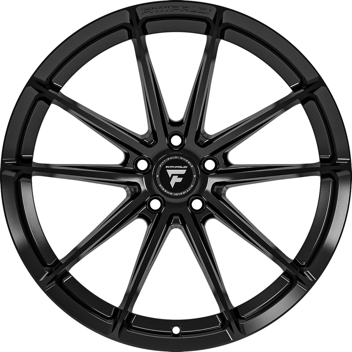 Fittipaldi FS362B Gloss Black 20x10 +18 5x115mm 71.5mm - Wheelwiz