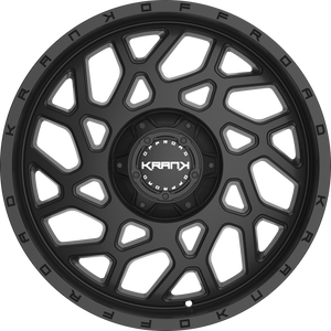 Krank Ambush Satin Black 22x12 -44 6x135|6x139.7mm 108mm - Wheelwiz