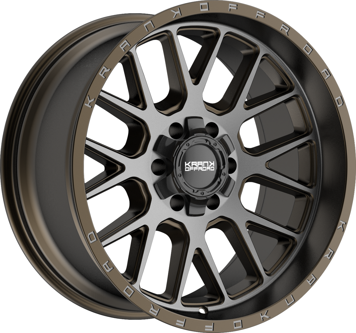 Krank Fuse Bronze Dark Tint 20x10 -18 6x135|6x139.7mm 108mm - Wheelwiz