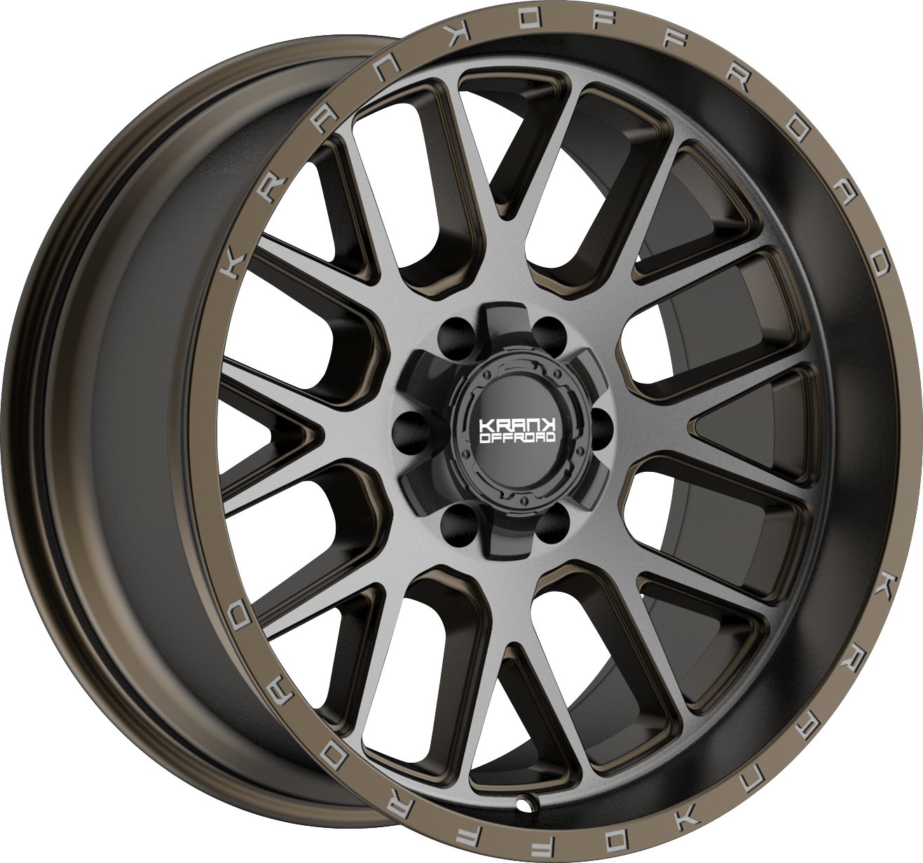 Krank Fuse Bronze Dark Tint 20x10 -18 6x135|6x139.7mm 108mm - Wheelwiz