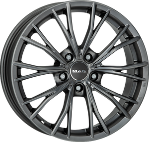 MAK Mark Matte Titanium 17x7.5 +24 5x112mm 66.6mm