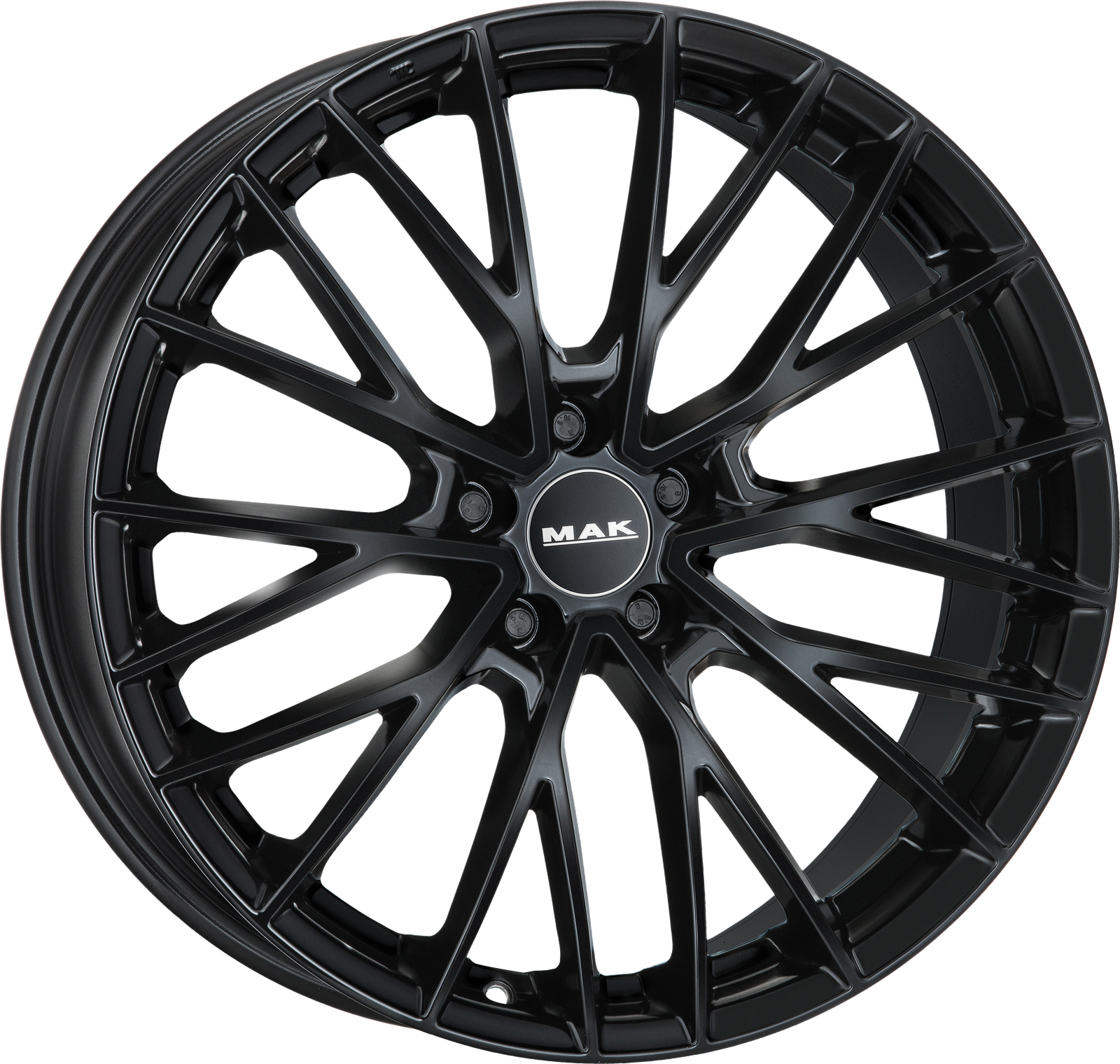 MAK Speciale-D Gloss Black 23x11.5 +22 5x130mm 71.6mm - Wheelwiz