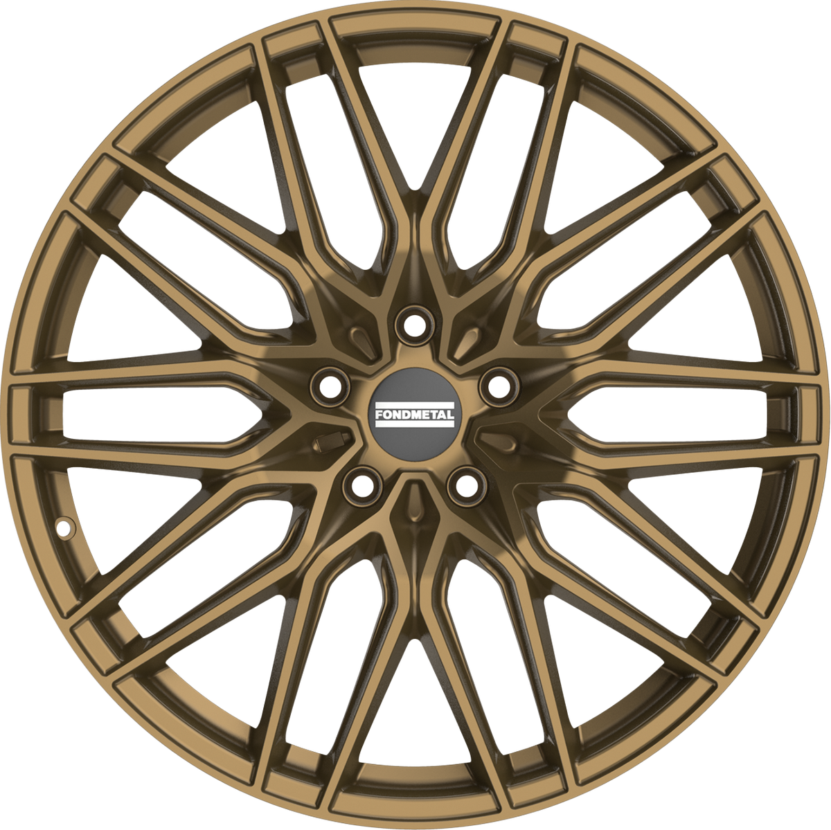 Fondmetal Cratos Matte Bronze 22x10 +31 5x112mm 66.5mm - Wheelwiz
