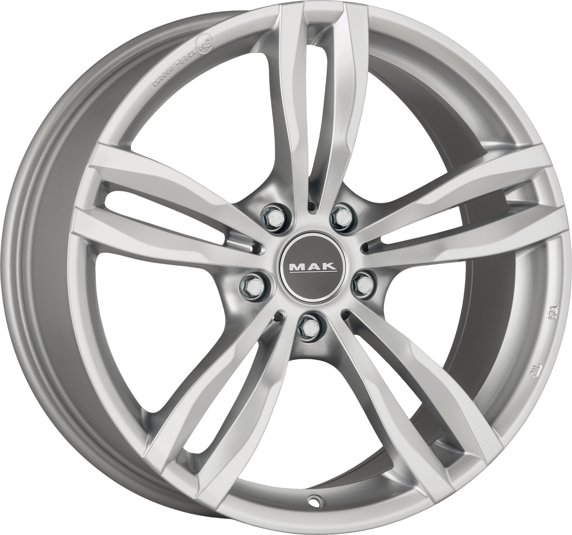 MAK Luft Silver 19x8 +30 5x120mm 72.6mm