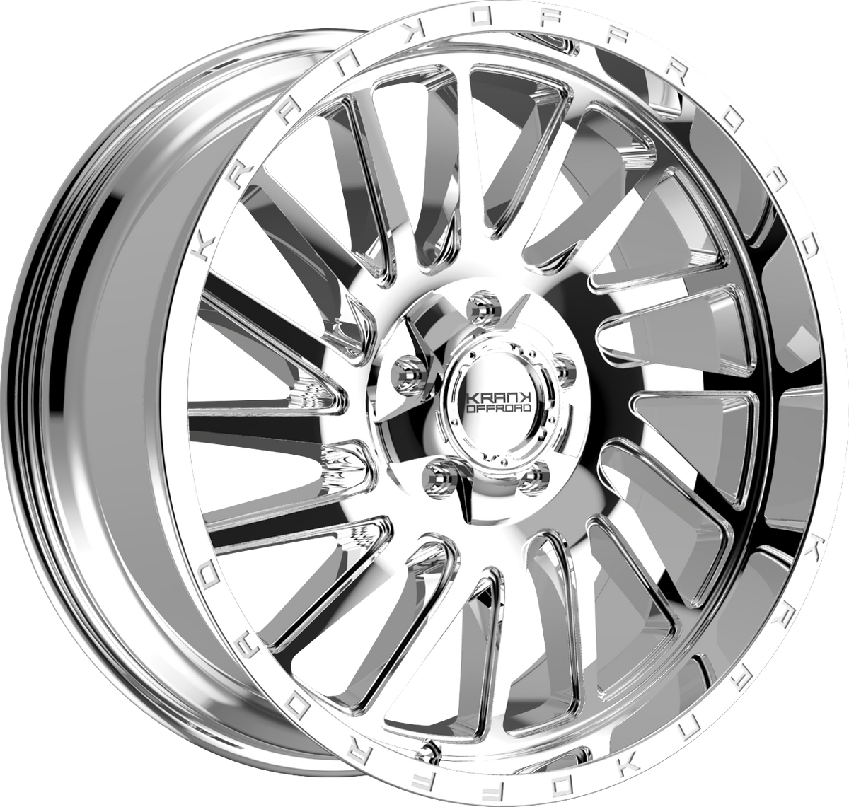 Krank Coil Chrome 20x9 +10 5x127|5x139.7mm 77.8mm - Wheelwiz