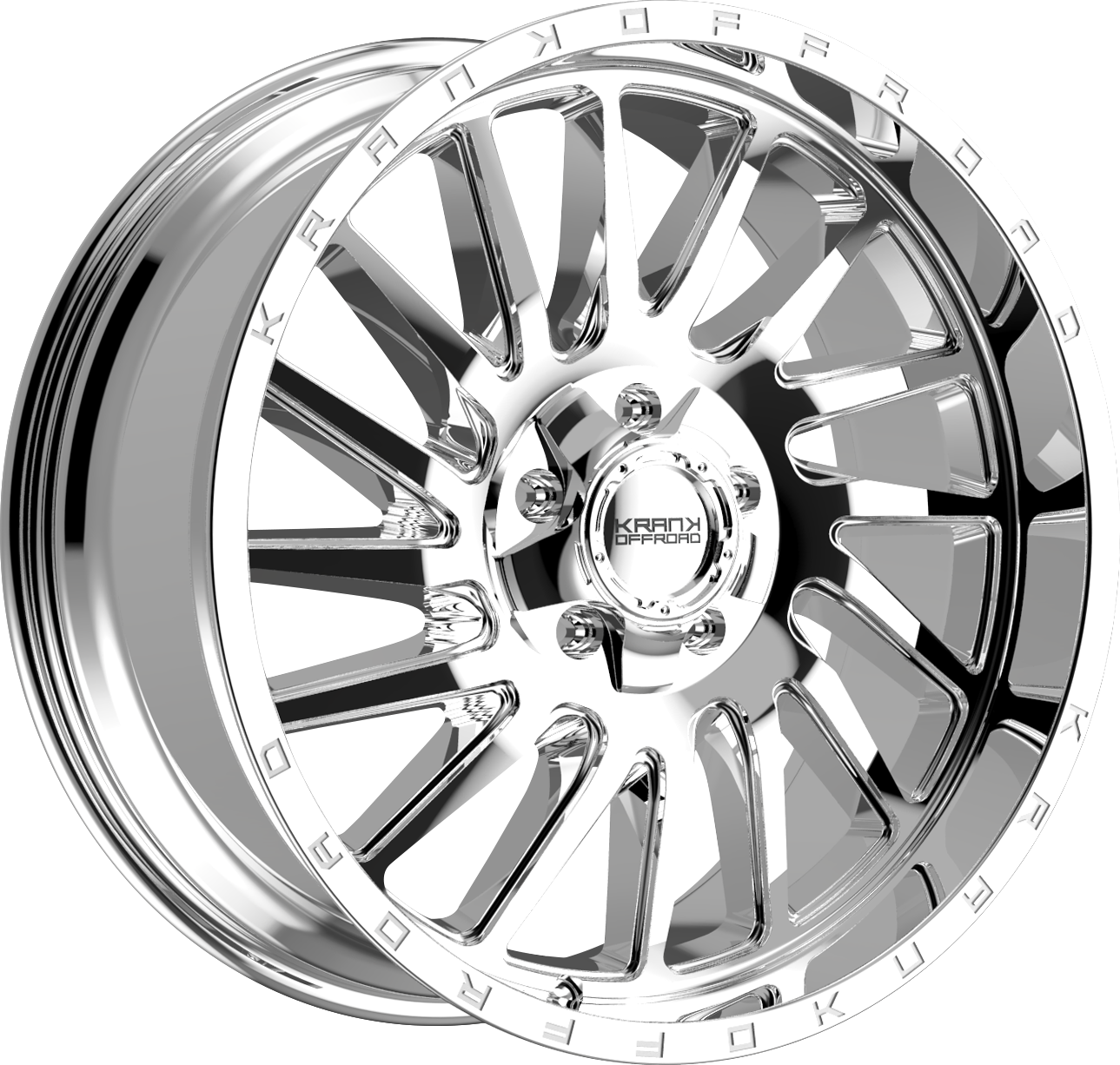 Krank Coil Chrome 20x9 +10 5x127|5x139.7mm 77.8mm - Wheelwiz