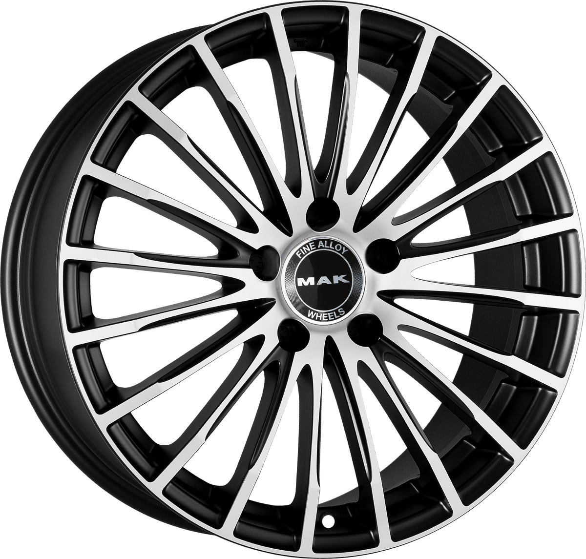 MAK STARLIGHT Ice Black 19x9.5 +35 5x112mm 66.6mm - Wheelwiz