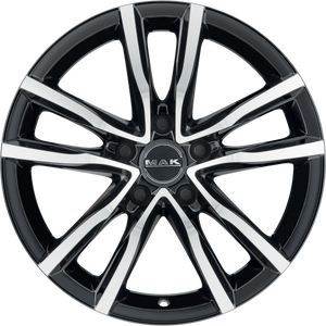 MAK Milano Black Mirror 17x8 +42 5x112mm 76mm